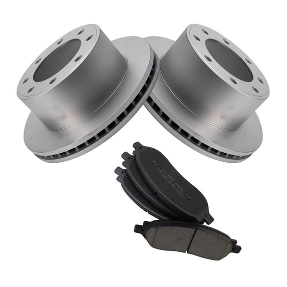 Geelife Rear Ceramic Brake Pad & Coated Rotor Kit F350