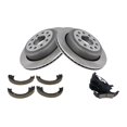 thumbnail image 1 of Geelife Rear Ceramic Brake Pad & Rotor Kit Fits 2005-2011 Lincoln Town, 1 of 11
