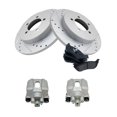 thumbnail image 1 of Geelife Rear Ceramic Pad Performance Rotor & Caliper Kit w/Fluids Explorer, 1 of 6