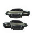 thumbnail image 1 of Geelife Rear Chrome & Black Exterior Door Handle Left/Right Pair For Chevy GMC Truck, 1 of 9