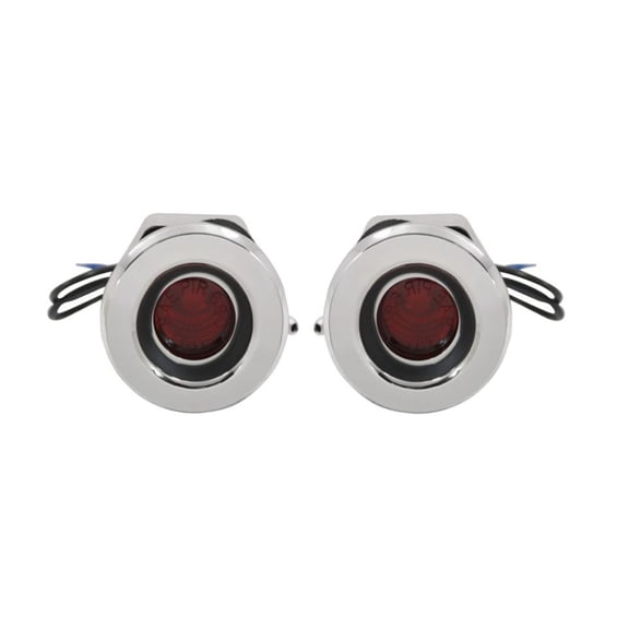 Geelife Rear Curved Red Side Marker Light Set 1968 Satellite Roadrunner GTX