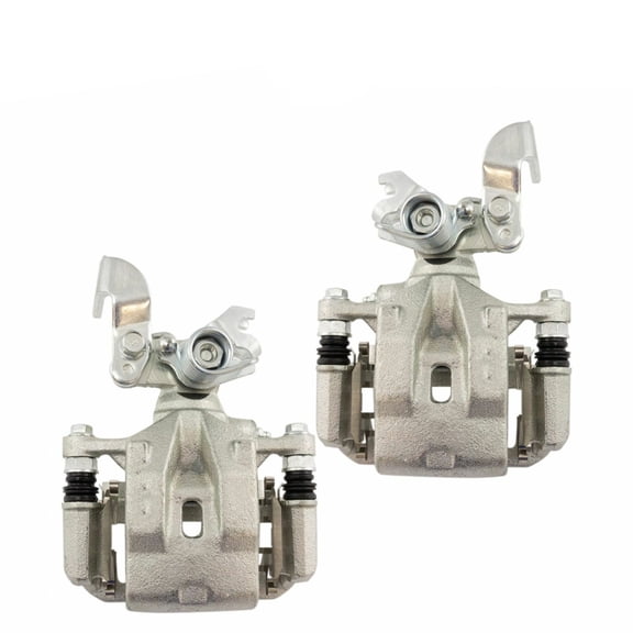 Geelife Rear Disc Brake Caliper with Bracket Pair For Ford Lincoln Mazda Mercury