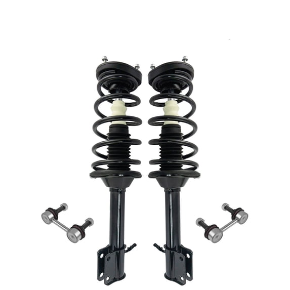 Geelife Rear Loaded Strut Shock Spring Assembly Sway Bar Kit 4pc Set For 06-08 Forester