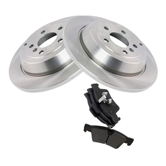Geelife Rear Metallic Brake Pads & Solid Rotors s Kit for ML320 ML350 R320
