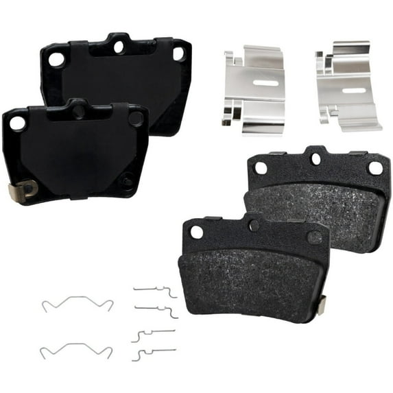 Geelife Rear NAO Brake Pad Set For 2004-2005 Toyota RAV4 With Rear Disc Brake