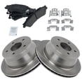 thumbnail image 1 of Geelife Rear Posi Semi Metallic Disc Brake Pad & Rotor Kit For Chevy GMC Isuzu Olds, 1 of 8