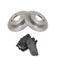 thumbnail image 1 of Geelife Rear Semi Metallic Brake Pad & 2 Rotors Set Kit For Altima G20 Sentra, 1 of 9