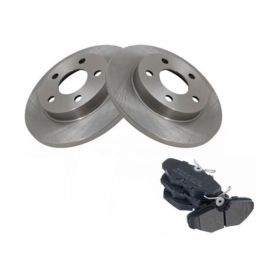 Geelife Rear Semi Metallic Brake Pad & Rotor Kit w/Chemicals Taurus Sable