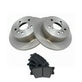 thumbnail image 1 of Geelife Rear Semi Metallic Disc Brake Pad & Rotor Kit For Avalon Camry ES300h ES350, 1 of 8