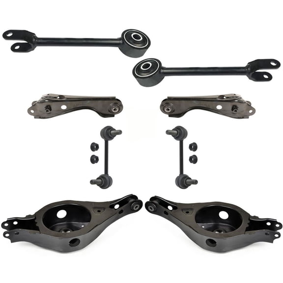 Geelife Rear Upper & Lower Control Arms For 2009-2014 Nissan Murano Front Wheel Drive