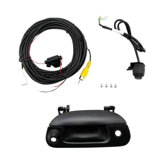 Geelife Rear View Backup Camera Add On Kit w/ Wiring & Tailgate Handle For Ford