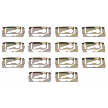 RestoParts Rear Window Molding Clip Set For 1968-1977 GTO, Lemans, Grand Prix, Chevelle – H17859