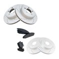 thumbnail image 1 of Geelife Rotor & Brake Pad Metallic Performance Front Rear Kit w/Chemicals, 1 of 9