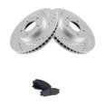 thumbnail image 1 of Geelife Rotor & Brake Pad Semi Metallic Front Kit For 01-06 Santa Fe Sport Utility Santa, 1 of 9