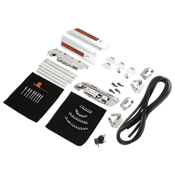 Geelife Saddlebag Hardware Latch Hinge Lock Kit For 1993-2013 Harley-Davidson
