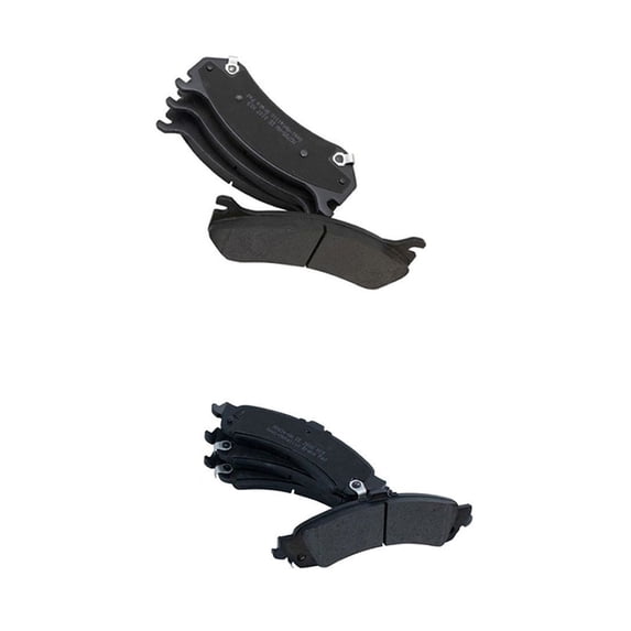 Geelife Semi Metallic Disc Brake Pad Kit Front & Rear Kit w/Chemicals