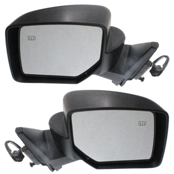 Geelife Set Of 2 Mirror Power For Jeep 2007-2017 Patriot Heated Textured Black