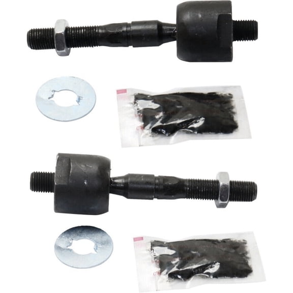 Geelife Set of 2 Tie Rod Ends Front Driver & Passenger Side Inner Interior Inside Pair