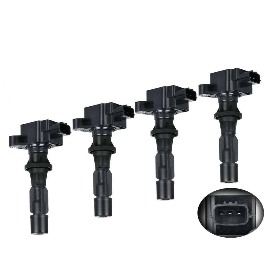 Geelife Set of 4 Ignition Coil Pack For Mazda 3 6 CX-7 MX-5 Miata 2.0L 2.3L 2.5L UF-540