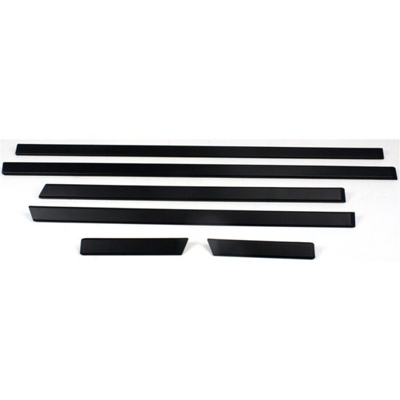 Set Of 4 Black Door Molding & Beltlines For BMW E90/E91/E92/E93 - Front & Rear