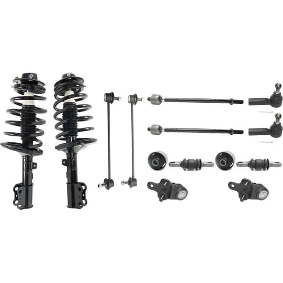 Geelife Shock Absorber and Strut Assembly Kit For 98-03 Sienna Mini Passenger Van 10pc