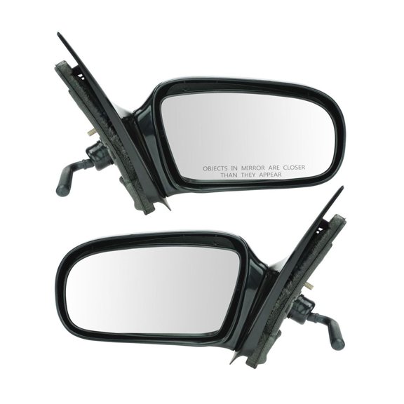 Geelife Side Door Manual Mirror Left & Right For 95-05 Cavalier 95-04 Sunfire 4 Door