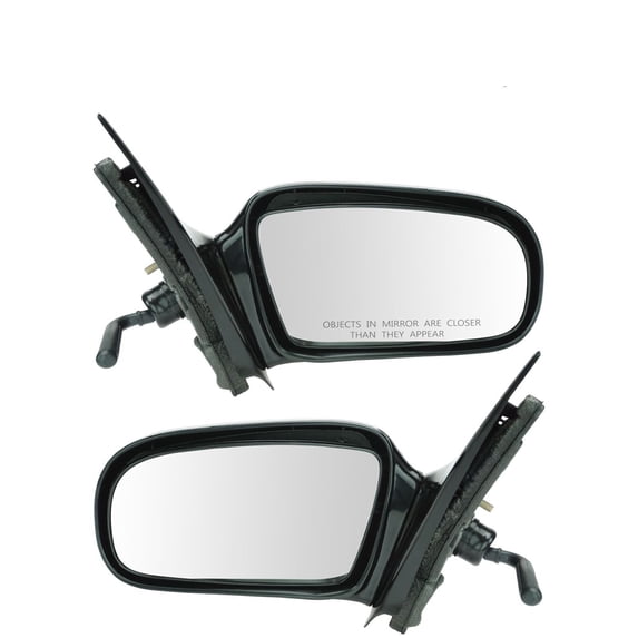 Geelife Side Door Manual Mirror Left/Right Pair Set For Cavalier Sunfire 4 Door