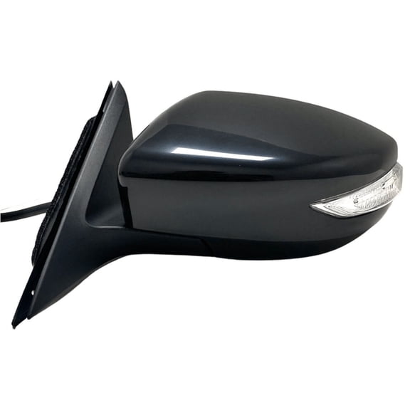 Geelife Side Mirror For Nissan 2013-2018 Altima Power Heated Signal BLACK Driver Side