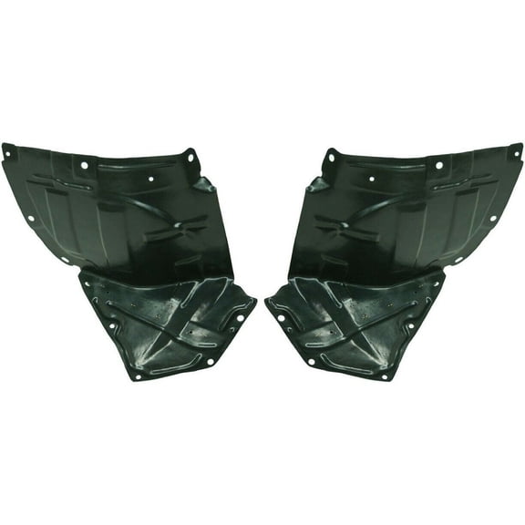 Geelife Splash Shield For 06-08 MX-5 Miata Convertible Front Left & Right Front Section