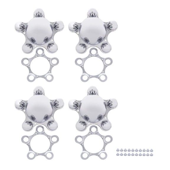 Geelife Spyder SPIDER CAPS bullet Center Hub Cap SET Ford 5 on 4 1/2 Bolt Pattern