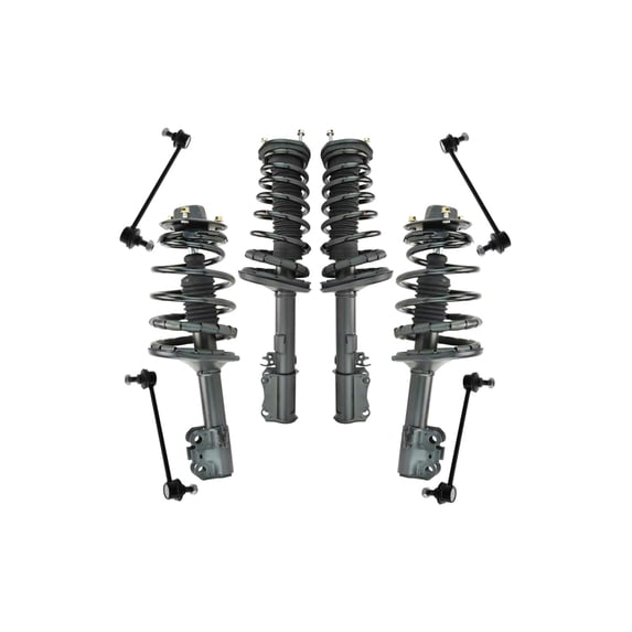Geelife Suspension Kit Front & Rear Strut & Spring Assemblies Sway Bar End Links