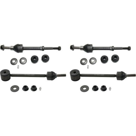 Geelife Sway Bar For Dodge 2004-2007 Ram 1500 Front and Rear Left and Right Side