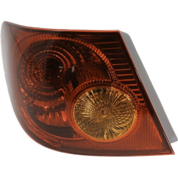 Geelife Tail Light For 03-04 Corolla CE 03-04 Corolla LE 03-04 Corolla S Driver Side