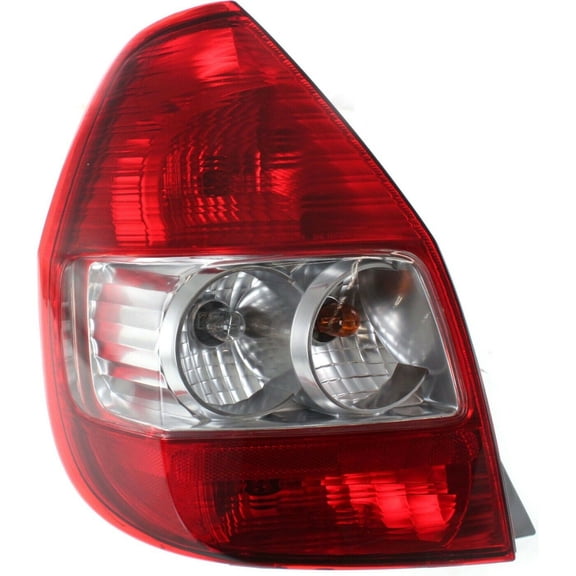 Geelife Tail Light For 2007-2008 Honda Fit Hatchback Driver Side Lens and Housing