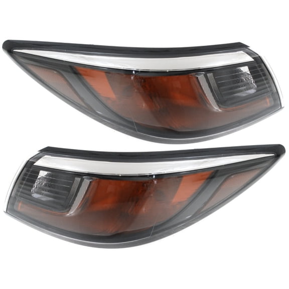Geelife Tail Light For Yaris Yaris iA iA iA Driver and Passenger Side Outer Set of 2