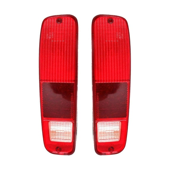 Geelife Taillights Lenses Set For Ford 75-79 F-150 74-79 F-250 74-79 F-350 pickup Truck