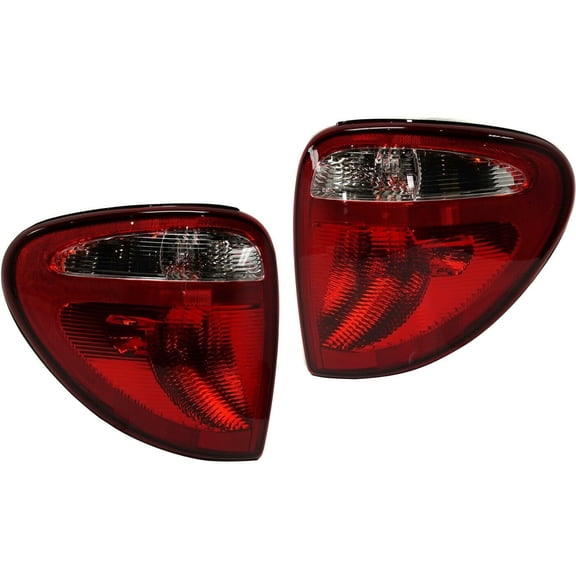 Geelife Taillights Taillamps Rear Brake Lights Pair Set For Chrysler Dodge Minivan