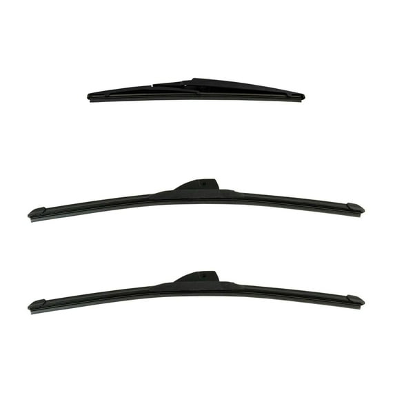 Geelife Tech & Exact For 06-13 Grand Vitara Windshield Wiper Blade Front & Rear 3pc Set