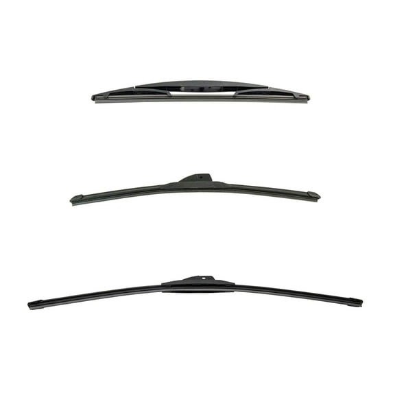 Geelife Tech & Exact For 17-18 Nissan Armada Windshield Wiper Blade Front & Rear 3pc Set