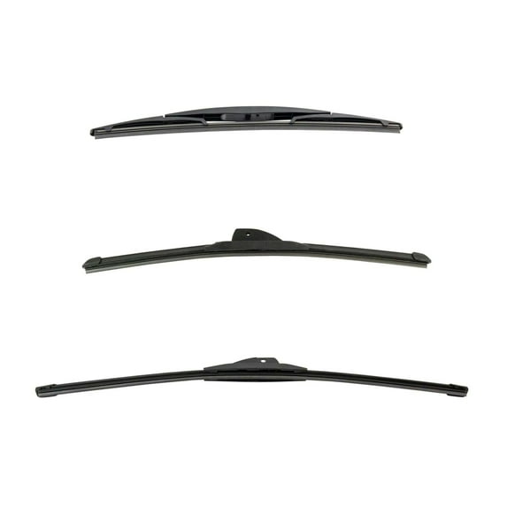 Geelife Tech & Exact For 2008-2010 EX35 Windshield Wiper Blade Front & Rear 3pc Set