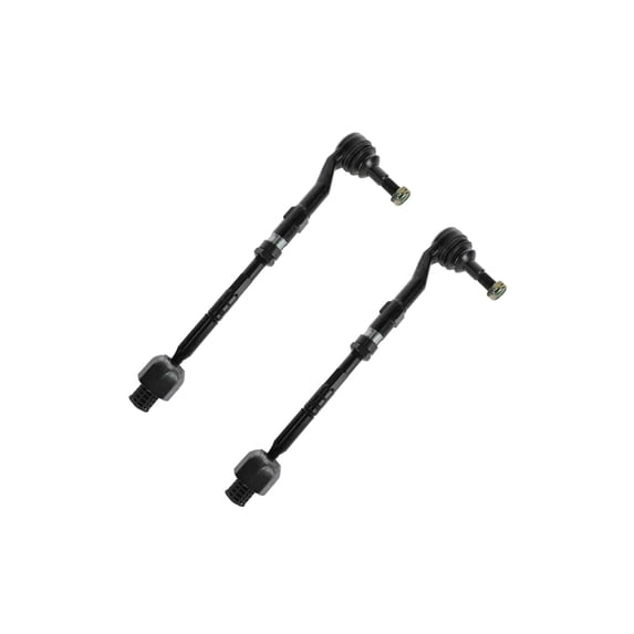 Geelife Tie Rod Assembly Inner & Outer Front LH RH Pair of 2 For BMW 5-Series