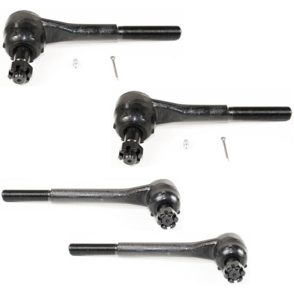 Geelife Tie Rod End For Chevrolet GMC Front Left and Right Inner and Outer RWD