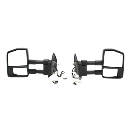 Geelife Tow Mirror Set For Excursion F250 F350 F450 F550 SuperDuty L+R Side Power Heated