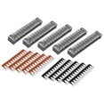 thumbnail image 1 of Geelife Universal Piece of 5 Bus Bar Power Distribution Block 12 Positions Terminal Kit, 1 of 9