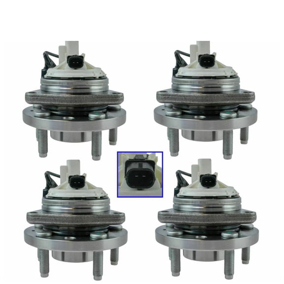 Geelife Wheel Bearing & Hub Assembly Front & Rear Kit Set of 4 For Sky Solstice