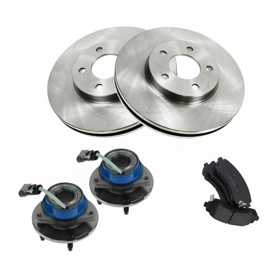 Geelife Wheel Hub Ceramic Brake Pad Rotor Front Kit for Buick Chevy Olds Pontiac
