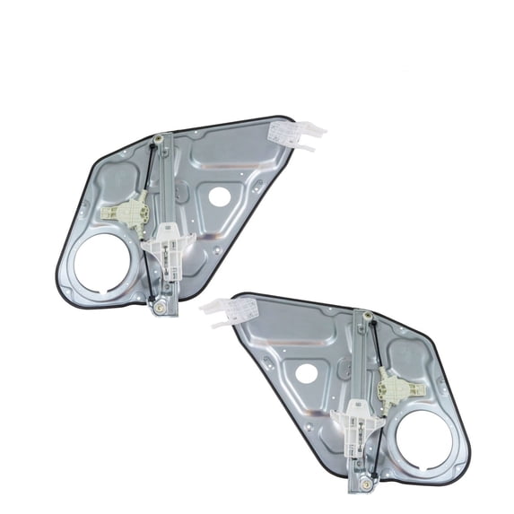 Geelife Window Regulator with Panel Rear Pair Set of 2 For Hyundai 2006-2008 Sonata