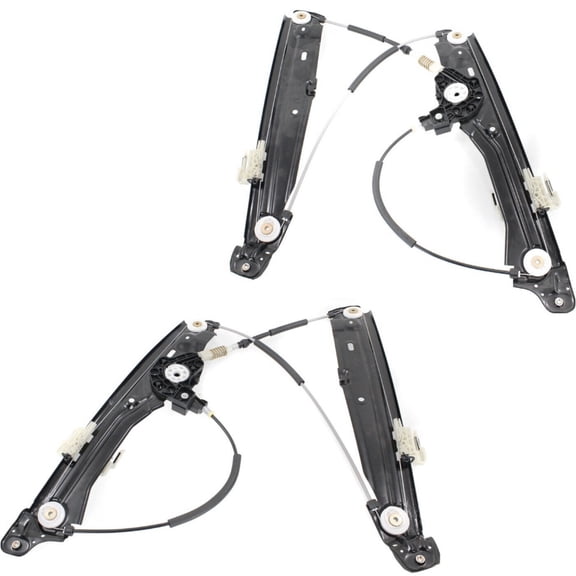 Geelife Window Regulators Glass Set of 2 Front Driver & Passenger Side for 740 750 Pair