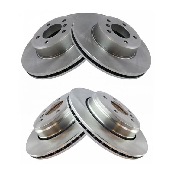 Geelife For BMW 04-07 525i 08-10 528i 04-07 530i Front & Rear Disc Brake Rotor Kit Set