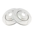 thumbnail image 1 of Geelife Brake Rotor Drilled & Slotted G-Coated Front Kit, 1 of 9